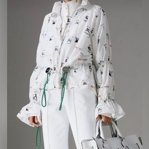 Burberry Shell Jacket, archive logos